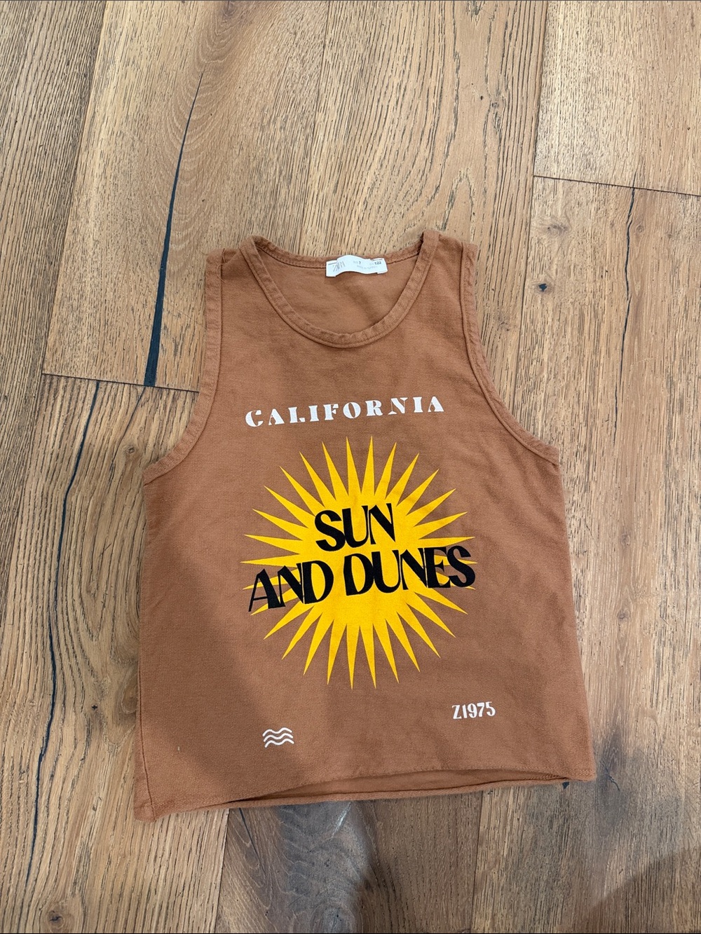 ZARA Kids' California Sun and Dunes Tank Top - Brown
